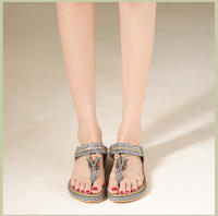 Sandalias planas ligeras y cómodas para mujer, de verano 2025, informales, de moda, para playa, tallas grandes. - details 9