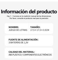 Juego de Palabras Tapple Segunda Generación Versión Español Tablero de Alfabeto para Niños Adultos - details 14