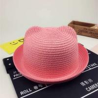 Gorra para niños, decoración de orejas para niños de verano, sombrero de Panamá ppy para niño sólido - details 0