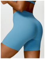 Pantalones cortos de Yoga sin costuras para mujer, mallas deportivas de LICRA de cintura alta, suaves, para gimnasio y entrenamiento - details 9