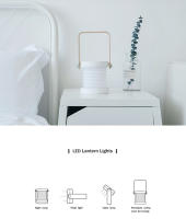 Linterna de lectura portátil y plegable, luz LED de noche regulable, táctil, con mango de madera, luces de mesa de carga USB, regalo para niños - details 0