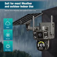 Cámaras de Seguridad Solar KEPEAK 9MP, Visión Nocturna, Detector de Humano, Seguimiento Automático, Sirena de Alarma, Impermeable, Uso Interior y Exterior - details 1