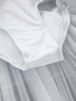 Vestido de baile de Ballet para niñas, sin mangas, lentejuelas brillantes, leotardo de malla, tutú, Ropa de baile, gimnasia, patinaje, disfraz de escenario actuación - details 37