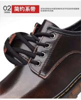 Zapatos de cuero antideslizantes cómodos para hombres de negocios y ocio de otoño - details 4