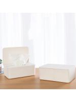 Caja de Almacenamiento de Papel Higiénico Caja Rectangular de Plástico para Almacenamiento en Hogar y Oficina A Prueba de Polvo, Pilaable - details 7