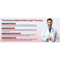 Comfytemp Almohadilla de terapia de infrarrojos cercanos elegible para FSA HSA, cuerpo rojo grande de 24 x 17 pulgadas con 320 LED, envoltura de luz de 48 W para la cintura trasera - details 7