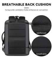 Mochila De Negocios impermeable para hombre, bolsa reflectante para ordenador portátil de 15,6 pulgadas, con carga USB, multifun - details 9