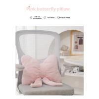 Almohada de Sofá Rosa con Lazo Simple Soporte de Cintura Suave y Cómodo para Oficina y Dormitorio - details 0