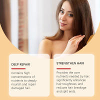 El aceite de nuez marroquí limpia naturalmente la mascarilla para el cuidado del cabello, dejándolo esponjoso, suave y radiante. - details 5