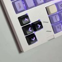 1Set Shine Through Keycaps ABS Backlit Shine-Through nical Keyboard Keycap Arrowkey Directions R1 Height 896C - details 1