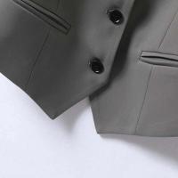 Chaleco Tre para mujer, chaqueta corta sin mangas, usado, informal, a la moda, para personas mayores, 2024 - details 2
