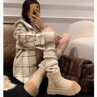 Botas de Nieve de Piel Escarchada Zapatos de Algodón Cálidos y Gruesos para Mujer, Temporada de Invierno 2025 - details 15