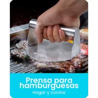 prensa para hamburguesas