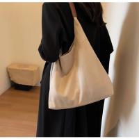 Bolso de hombro de gamuza de gran capacidad para mujer, bolso de viaje informal Simple, bolsos Retro, Otoño e Invierno - details 18