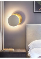 Lámpara de pared moderna nórdica TOMAX - Diseño redondo Eclipse para dormitorio, sala de estar y pasillo |   Iluminación ambiental artística con garantía de 1 año - details 3