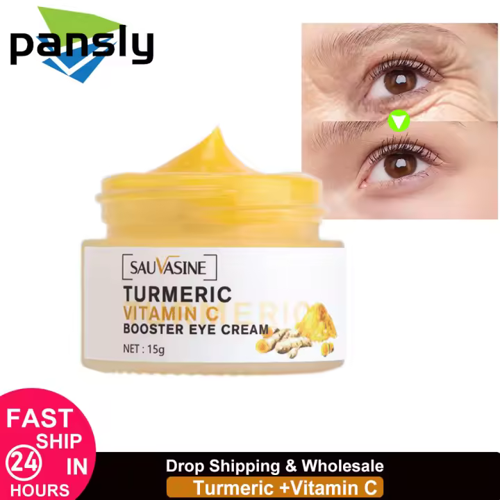 Crema para los Ojos de Turmeric y Vitamina C Secado Rápido, Hidratante, Refrescante - 1