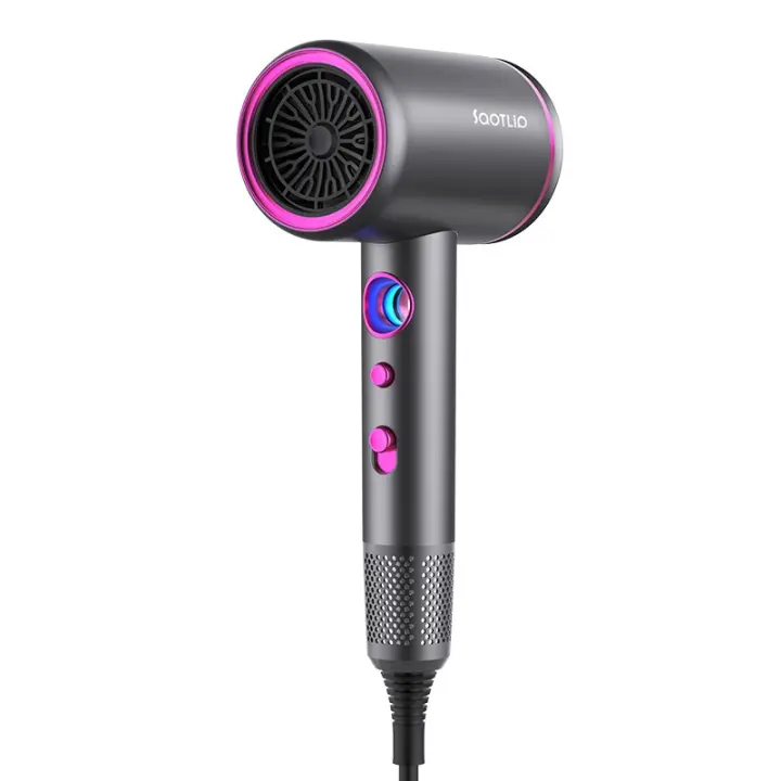 Secador de Cabello de Alta Potencia Control de Temperatura Secado Rápido y Frío y Caliente - 1