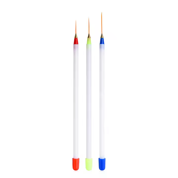 Línea de Gancho de Uñas KADS con Cepillo 3D Punta de Uñas Diseño de Flores Herramienta de Manicura DIY Pincel para Dibujo y Pintura Francés - 1