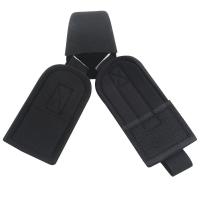 Correas de elevación tipo gancho para tirar, gancho de agarre para levantamiento de pesas antideslizante ajustable, protector de muñeca de potencia auxiliar suave y estable, 1 par - details 5