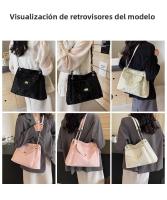 Bolso Vintage de gran capacidad, nuevo bolso de mujer, bolso de hombro versátil a la moda, bolso de mano sencillo para estudiantes universitarios - details 7