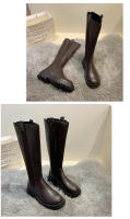 Nuevas Botas De Locomotora Versátiles Para Mujer, Botas Finas De Suela Gruesa - details 8