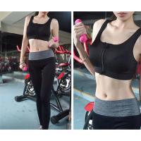Sujetadores deportivos elásticos de nivel 4 para mujer, ropa interior fija de secado rápido a prueba de golpes, chaleco para Decoración - details 3