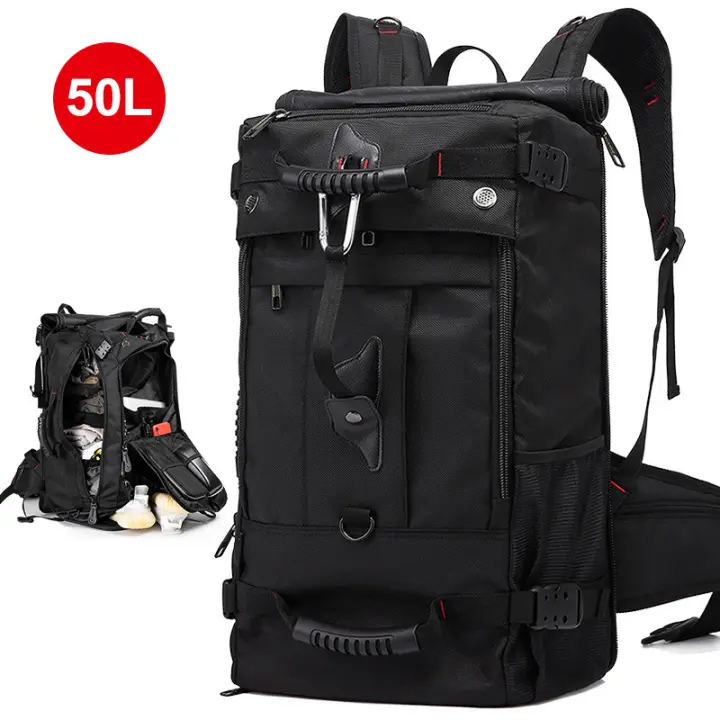 Mochila de Viaje Grande Capacidad 70L 50L para Deportes Fitness Bolsa de Mano para Almacenamiento de Zapatos Equipaje Laptop Negocios Bolsa para Escalar - 1