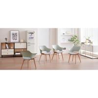 Juego de 2 Sillas de Comedor Estilos Nórdicos para Cocina, Oficina, Dormitorio, Sala de Estar Gris - details 11