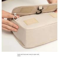 Bolsa de maquillaje de viaje de alta calidad, organizador de artículos de tocador impermeable, Neceser para mujer, bolsa de lavado con gancho para baño, bolsa de almacenamiento de maquillaje con gancho - details 5