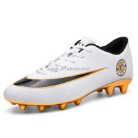 Novedades en 2025, zapatos juveniles de alta calidad con pinchos dorados, fútbol y unisex para hombre. - details 0