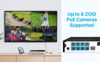 ZOSI-sistema de cámara IP de seguridad para el hogar, videovigilancia de 8 canales, PTZ, POE, Audio bidireccional, IA, detección facial, 4K, 8MP, CCTV, NVR, exterior - details 11