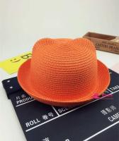 Gorra para niños, decoración de orejas para niños de verano, sombrero de Panamá ppy para niño sólido - details 27