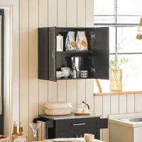 Armario Auxiliar Multiusos de Pared Mueble Baño Colgar Armario Suspendido con 2 Puertas Blanco 60 x 30 x 60 cm - details 13