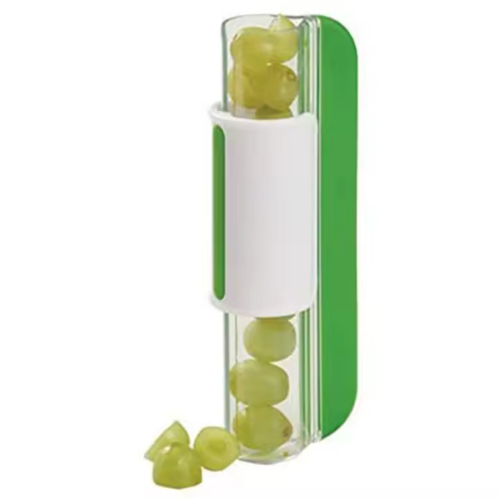 Nuevo cortador de uvas de plástico, rebanador rojo y verde, separador de verduras multifuncional, rebanador Manual de ensalada, utensilio de cocina - 1