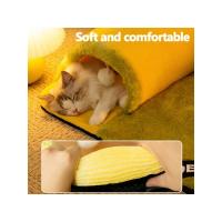 Túnel de Juego para Gatos Almohada de Dormir de Peluche para Mascotas Desmontable y Lavable - details 6