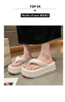 Nuevas chanclas de EVA para mujer, zapatillas frías de suela gruesa, ropa de verano que aumenta las zapatillas de playa de suela blanda - details 11