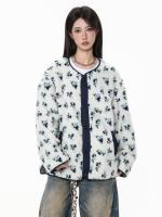 ¡Oferta! Chaqueta de Piel Sintética para Mujer - Abrigo de Mezclilla con Forro Polar Sin Cuello - Moda Invierno - details 8