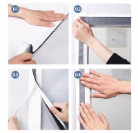 Mosquitera magnética para puerta, cortina de tamaño personalizado, cierre automático de insectos voladores, malla Invisible para cocina, sala de estar interior - details 18