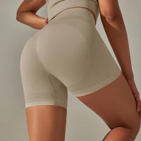 Hamidou-pantalones cortos de Yoga sin costuras para mujer, Shorts de entrenamiento con realce de glúteos, ropa deportiva para gimnasio - details 13