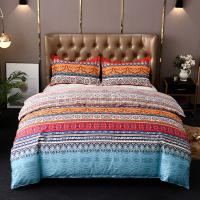 Juego de funda nórdica con flores de acuarela botánica, fundas de edredón de poliéster ligeras Queen, funda de edredón con estampado Floral moderno, ropa de cama - details 10