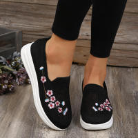 Zapatillas de deporte de malla transpirable para mujer, zapatos cómodos con flores, suaves y sólidos, a la moda, ligeros, 2022 - details 14