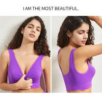 Sujetador deportivo de color sólido para mujer, top deportivo para gimnasio, yoga, entrenamiento atlético, suave, acolchado - details 17