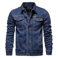 Chaqueta vaquera Hombre algodón chaqueta casual slim - details 4