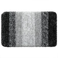 Alfombrilla absorbente para baño con degradado de colores simples, alfombrilla para puerta de dormitorio, alfombrilla para baño y cocina, alfombra impermeable antideslizante - details 0