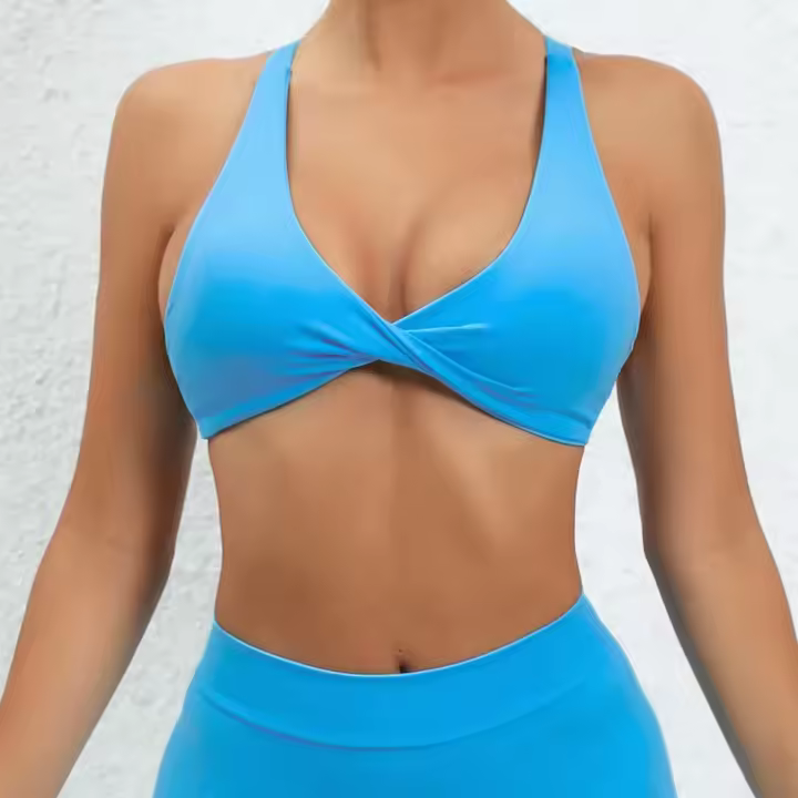 Suelo de yoga de exercise rápido Bra de belleza con espalda cruzada para mujeres - 1