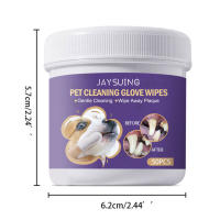 Toallitas de dedo para limpieza Dental de mascotas, extractos naturales, toallitas aromáticas refrescantes para mascotas pequeñas, medianas y grandes - details 3