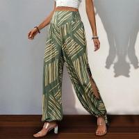 Pantalones abiertos de estilo bohemio para mujer, cintura alta de verano para mujer, nuevos pantalones sueltos cómodos - details 2