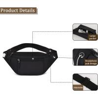 Bolso de riñón de moda para mujer, antirrobo, estable con conector para auriculares, ideal para correr, hacer senderismo y trotar. - details 1