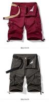 Pantalones Cortos de Entrenamiento Ligeros para Hombres Secado Rápido Ideal para Senderismo, Cargo, Pesca Moda Deportiva de Verano - details 15