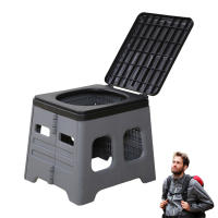 Inodoro Plegable al Aire Libre Fácil de Limpiar, Multifuncional, Adecuado para Congestión de Traffic - details 0